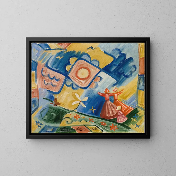 Cantate le due - Josef Čapek — quadro incorniciato alla parete