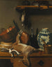 Nature morte con capra, vasi in rame, vaso Talavera e chichicuilotes - Josefa San Román — vista dell’opera