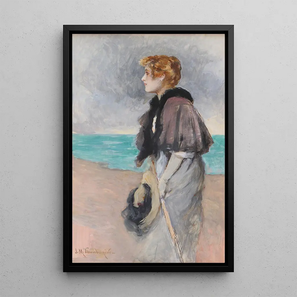 Josep Maria Tamburini i Dalmau - Young Girl with a Hat.webp