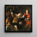 Giuseppe che interpreta i sogni - Bernardo Strozzi — quadro incorniciato alla parete