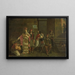 Gli ultimi difensori di Missolonghi 22 aprile 1826, un episodio della guerra di indipendenza greca - Joseph Denis Odevaere — quadro incorniciato alla parete