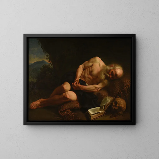 San Girolamo - Joseph Marie Vien — quadro incorniciato alla parete