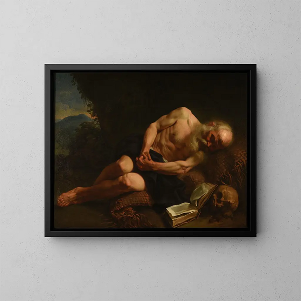 San Girolamo - Joseph Marie Vien — quadro incorniciato alla parete