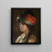 Yamila con turbante - Joseph Marius Jean Avy — quadro incorniciato alla parete
