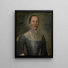 Ritratto di Mary Croswell - Joseph Badger — quadro incorniciato alla parete
