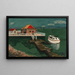 Maison de bateaux - Joseph Biel — quadro incorniciato alla parete