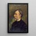 Portrait d'Émile Perrin (1814-1885) amministratore della Comédie-Française - Joseph Blanc — quadro incorniciato alla parete
