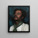 Ritratto di un uomo con una cravatta verde - Joseph David Greenbaum — quadro incorniciato alla parete