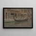 Un canale a Venezia - Joseph Edward Southall — quadro incorniciato alla parete