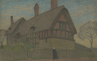 Joseph Edward Southall - Ann Hathaways cottage Stratford.webp