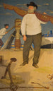 Pêcheur portant une voile - Joseph Edward Southall — vista dell’opera
