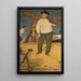 Pêcheur portant une voile - Joseph Edward Southall — quadro incorniciato alla parete