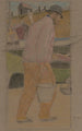 Pêcheur con un secchio a Southwold - Joseph Edward Southall — vista dell’opera