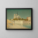 Notre-Dame et la Seine - Joseph Edward Southall — quadro incorniciato alla parete