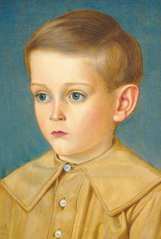 Joseph Edward Southall - Portrait of the artists nephew Edward Stafford Allen.webp