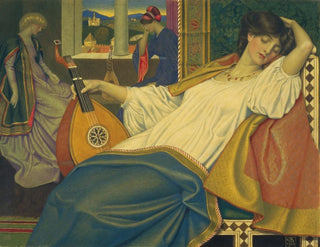 La Belle au bois dormant - Joseph Edward Southall — vista dell’opera