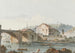 Vista di un ponte, Friburgo - Joseph Emmanuel Curty — vista dell’opera