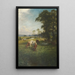 Bétail en pâturage - Joseph Farquharson — quadro incorniciato alla parete