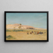 Paesaggio egiziano - Joseph Farquharson — quadro incorniciato alla parete