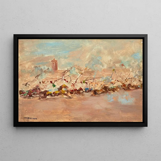 Joseph Flix Bouchor - Fantasia devant les remparts.webp