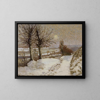 Joseph Flix Bouchor - Paysage soleil et neige.webp