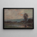 Paesaggio al crepuscolo - Joseph Frank Currier — quadro incorniciato alla parete