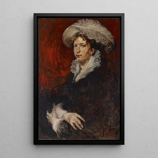 Joseph Frank Currier - Lady with Plumed Hat.webp