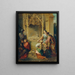 sulla tomba di Walther von der Vogelweide - Joseph Hasslwander — quadro incorniciato alla parete