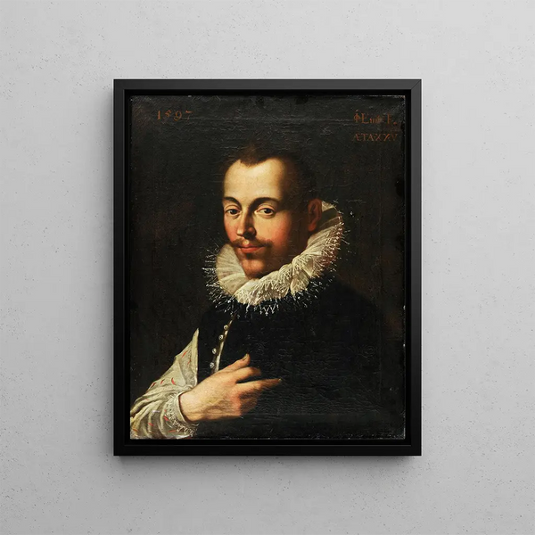 Joseph Heintz The Elder - Portrait Of An Unknown Gentleman.webp