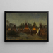 Ombre nella Notte - Joseph Henry Sharp — quadro incorniciato alla parete