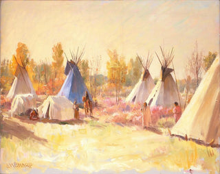 Joseph Henry Sharp - The Blue Tepee.webp