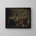 Un club de gentlemen - Joseph Highmore — quadro incorniciato alla parete