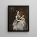 Mme Sharpe et son enfant - Joseph Highmore — quadro incorniciato alla parete
