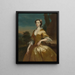 Ritratto della signora Joshua Iremonger - Joseph Highmore — quadro incorniciato alla parete