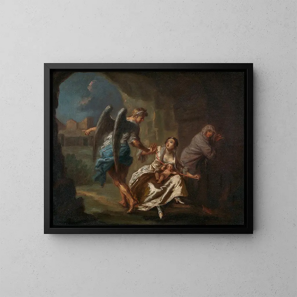L'Ange della Misericordia - Joseph Highmore — quadro incorniciato alla parete