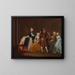 La famiglia Harlowe in Clarisse di Samuel Richardson - Joseph Highmore — quadro incorniciato alla parete