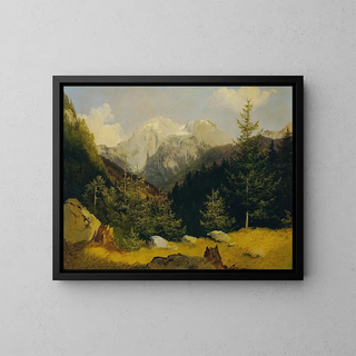 Le Haut Gll - Joseph Holzer — quadro incorniciato alla parete