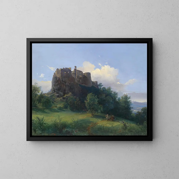 Château de Paulenstein - Joseph Holzer — quadro incorniciato alla parete