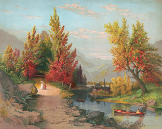 Autunno sul Lehigh - Joseph Hoover — vista dell’opera