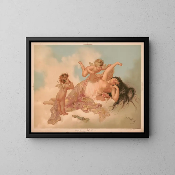 L'Éveil de l'amour - Joseph Hoover — quadro incorniciato alla parete
