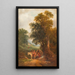 Paesaggio con persone che si riposano - Joseph Horlor — quadro incorniciato alla parete