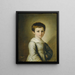 Ritratto di un ragazzo - Joseph Lavos — quadro incorniciato alla parete