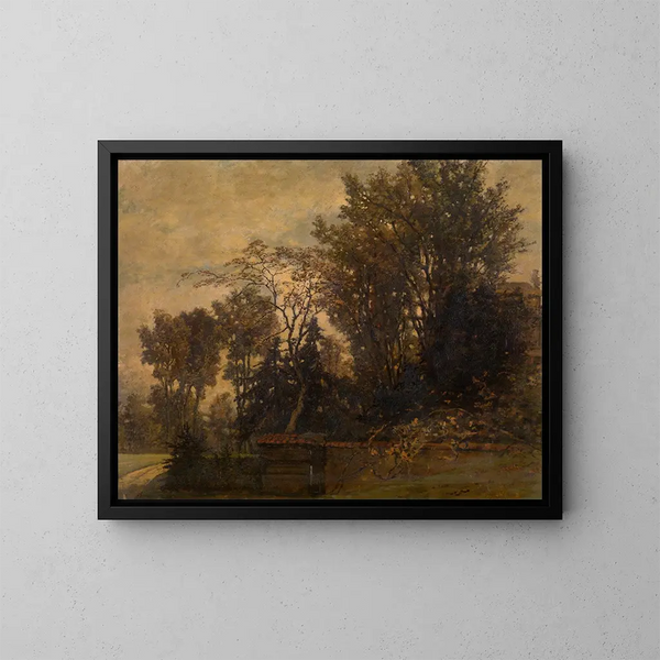 Paesaggio - Joseph Lies — quadro incorniciato alla parete