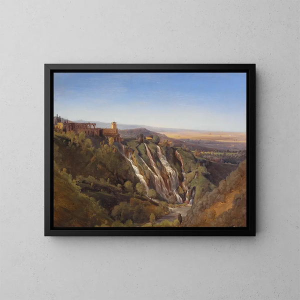 Studio di paesaggio vicino a Tivoli - Joseph Magnus Stck — quadro incorniciato alla parete