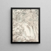 Una cascata - Joseph Mallord William Turner — quadro incorniciato alla parete