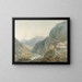 Ascensione verso la cascata di Terni - Joseph Mallord William Turner — quadro incorniciato alla parete