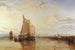 Dort ou Dordrecht Il battello postale di Dort proveniente da Rotterdam arenato - Joseph Mallord William Turner — vista dell’opera