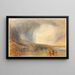 Flüelen dal lago di Lucerna - Joseph Mallord William Turner — quadro incorniciato alla parete