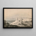 Château de Harlech, Pays de Galles, visto dal sud - Joseph Mallord William Turner — quadro incorniciato alla parete
