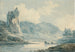 Rocher d'Ilam, Dovedale, Derbyshire - Joseph Mallord William Turner — vista dell’opera
